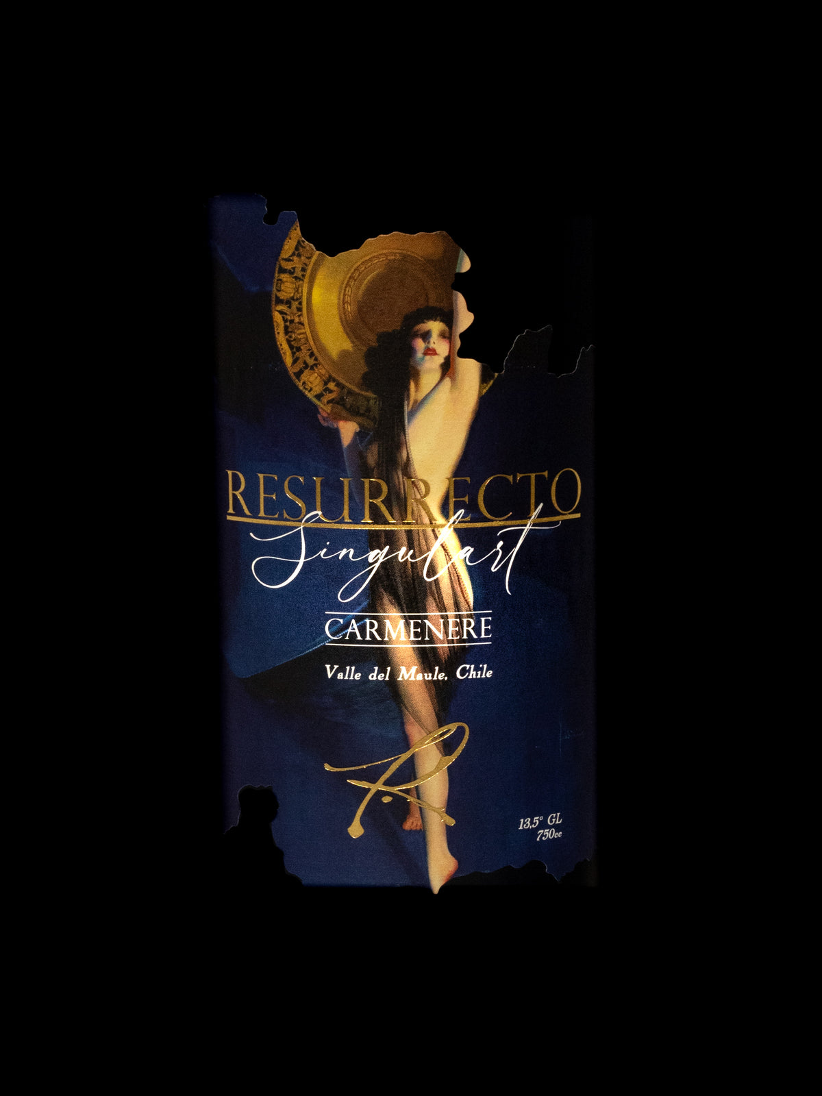 Vino Resurrecto Singulart Carmenere - Azul